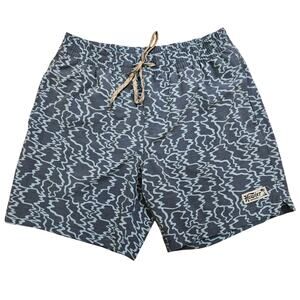 Howler Board Shorts M w Blue GeoMet  waist. Side pockets Stylish N Sexy Surfer